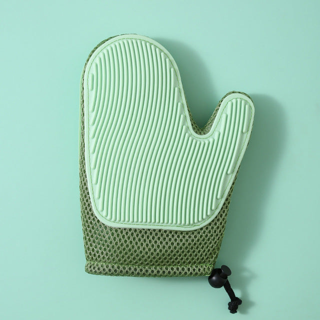 Silicone Pet Grooming Gloves for Dogs and Cats