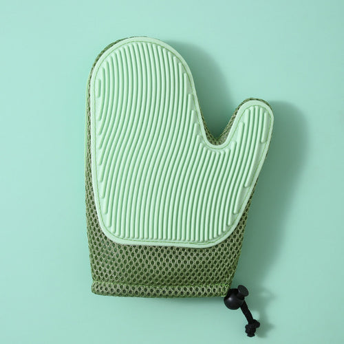Silicone Pet Grooming Gloves for Dogs and Cats